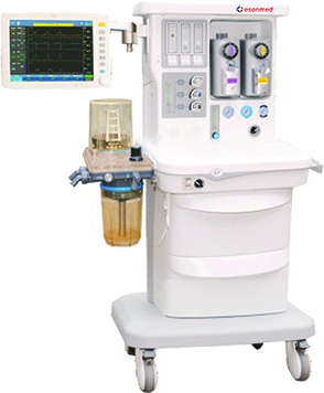ANESTHESIA MACHINE WITH VENTILATOR